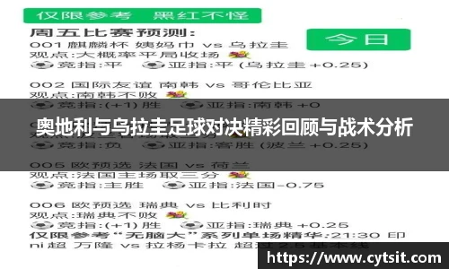 奥地利与乌拉圭足球对决精彩回顾与战术分析